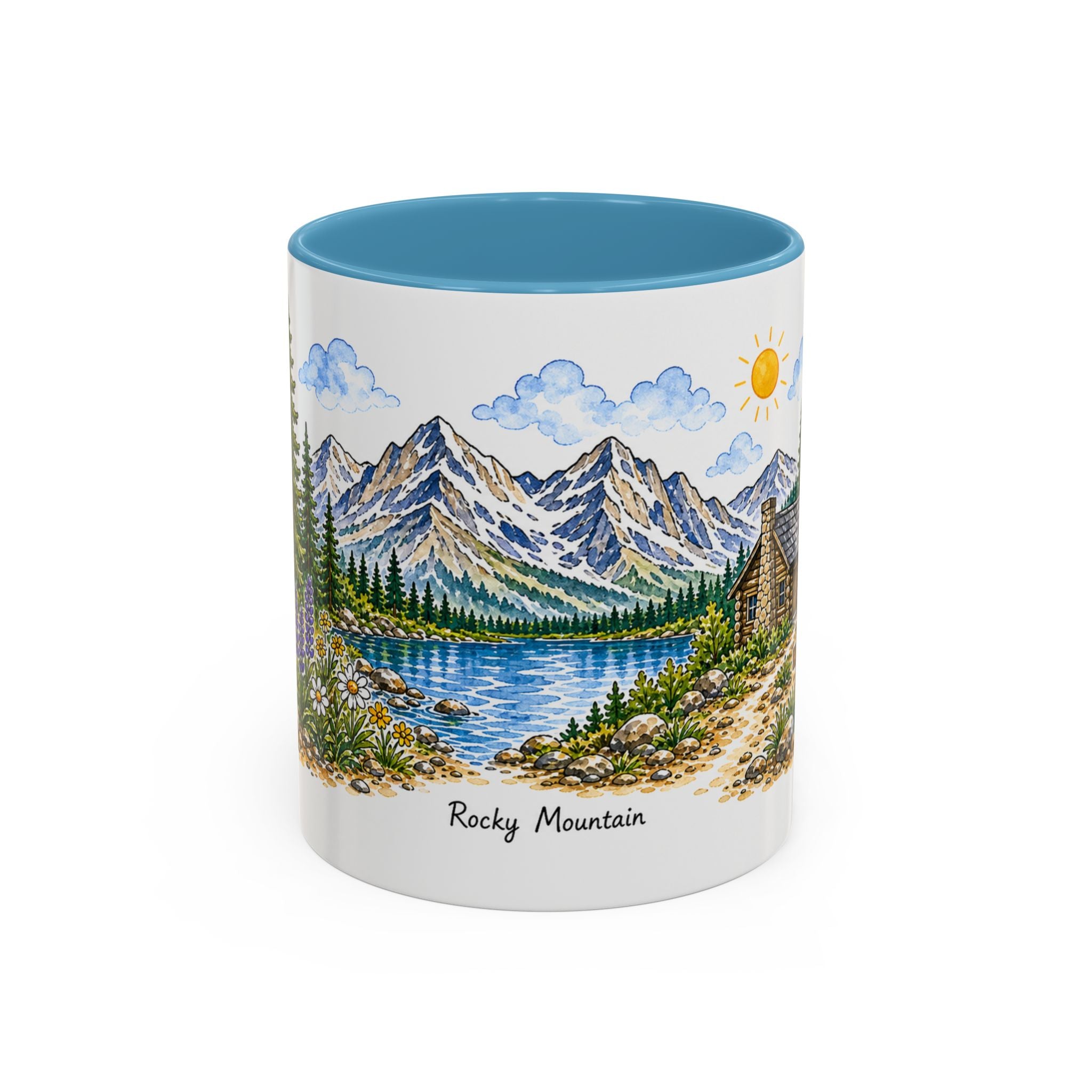 Rocky Mountain National Park Mug | US Travel Souvenir Accent Coffee Mug | 11oz 15oz Ceramic Cup