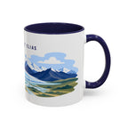 Wrangell-St. Elias National Park Coffee Mug | Solid Color Block Park Souvenir | 11oz 15oz Accent Mug