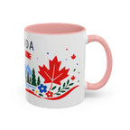 Canada Coffee Mug | Travel Souvenir Accent Mug | Country Gift Ceramic Cup 11oz 15oz