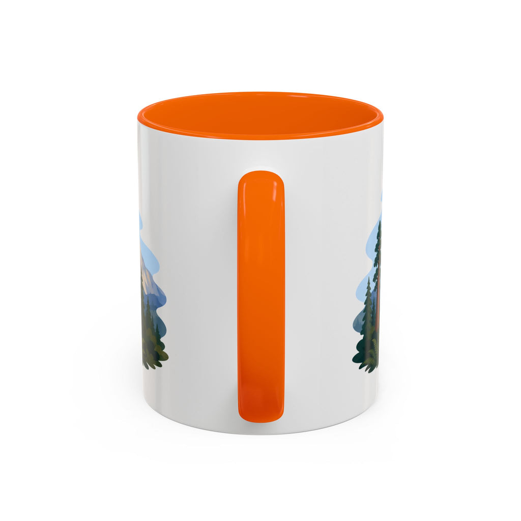 Sequoia National Park Coffee Mug | Solid Color Block Park Souvenir | 11oz 15oz Accent Mug