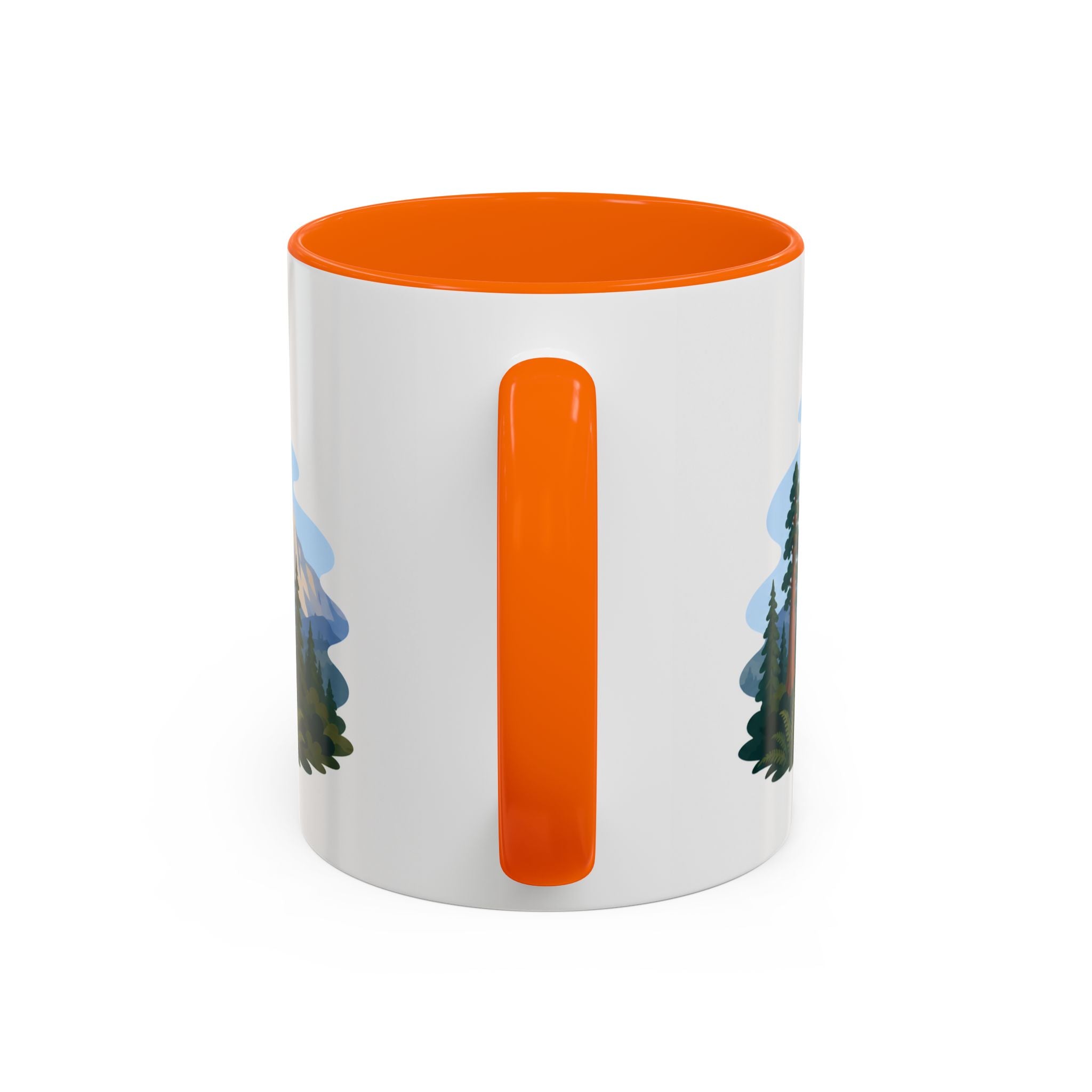 Sequoia National Park Coffee Mug | Solid Color Block Park Souvenir | 11oz 15oz Accent Mug