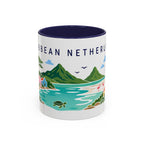 Caribbean Netherlands Coffee Mug | Travel Souvenir Accent Mug | Country Gift Ceramic Cup 11oz 15oz
