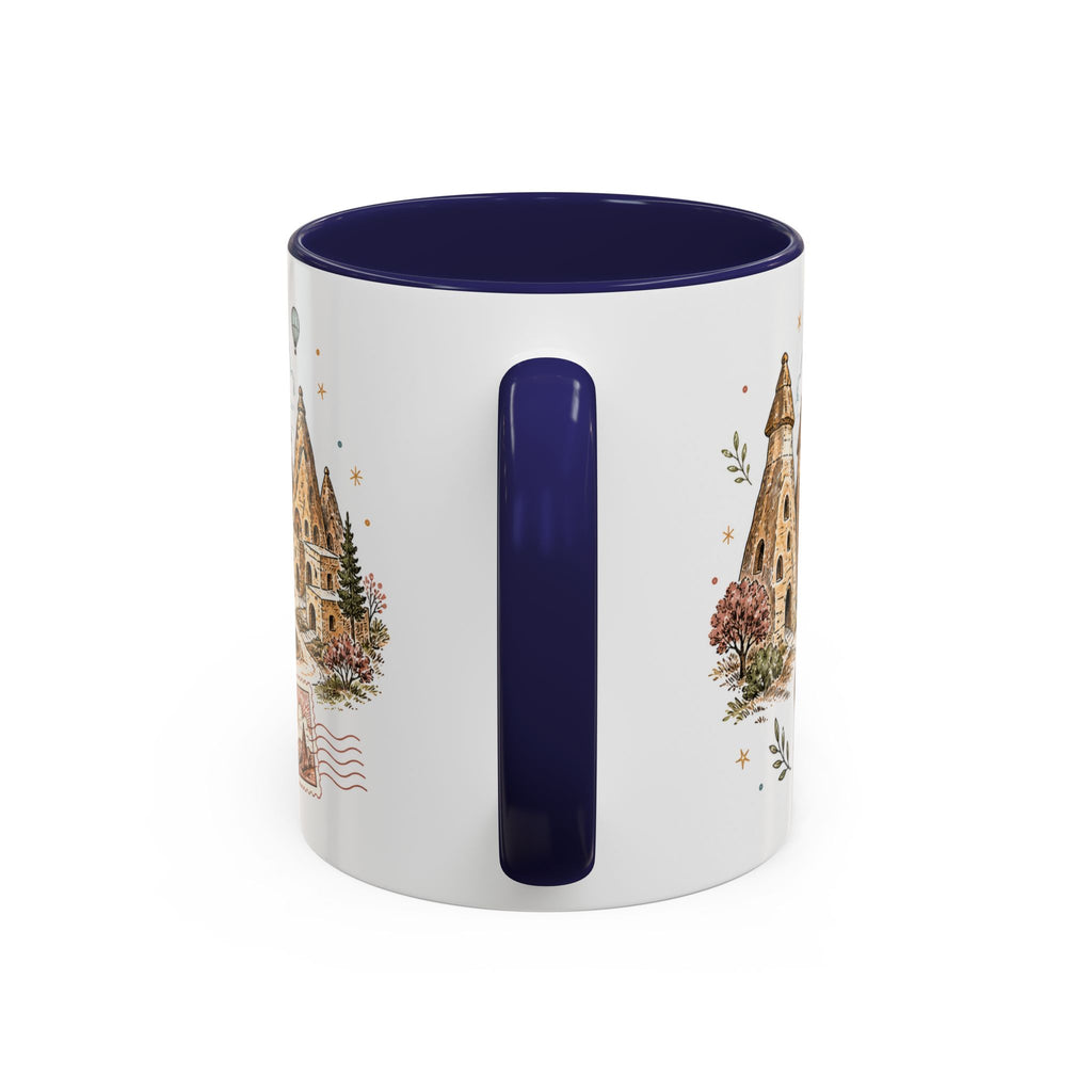Cappadocia Coffee Mug | Travel Destination Souvenir Gift | Accent Color Ceramic 11oz 15oz