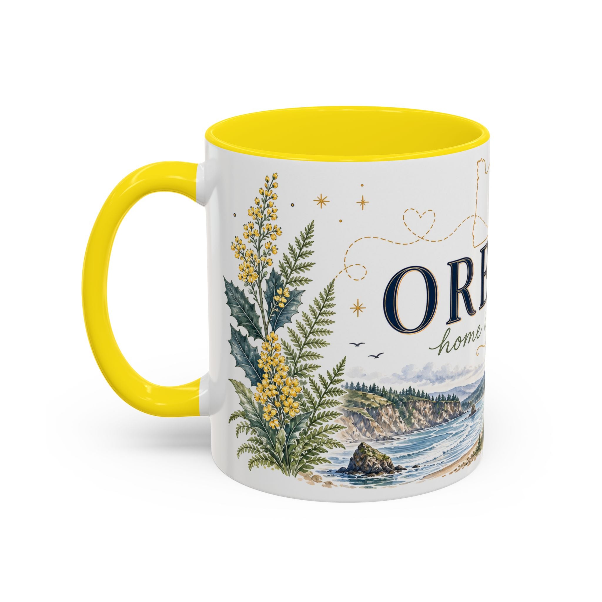 Oregon State Mug | Moving Away, Long Distance Friendship Gift | 11oz 15oz Accent Mug