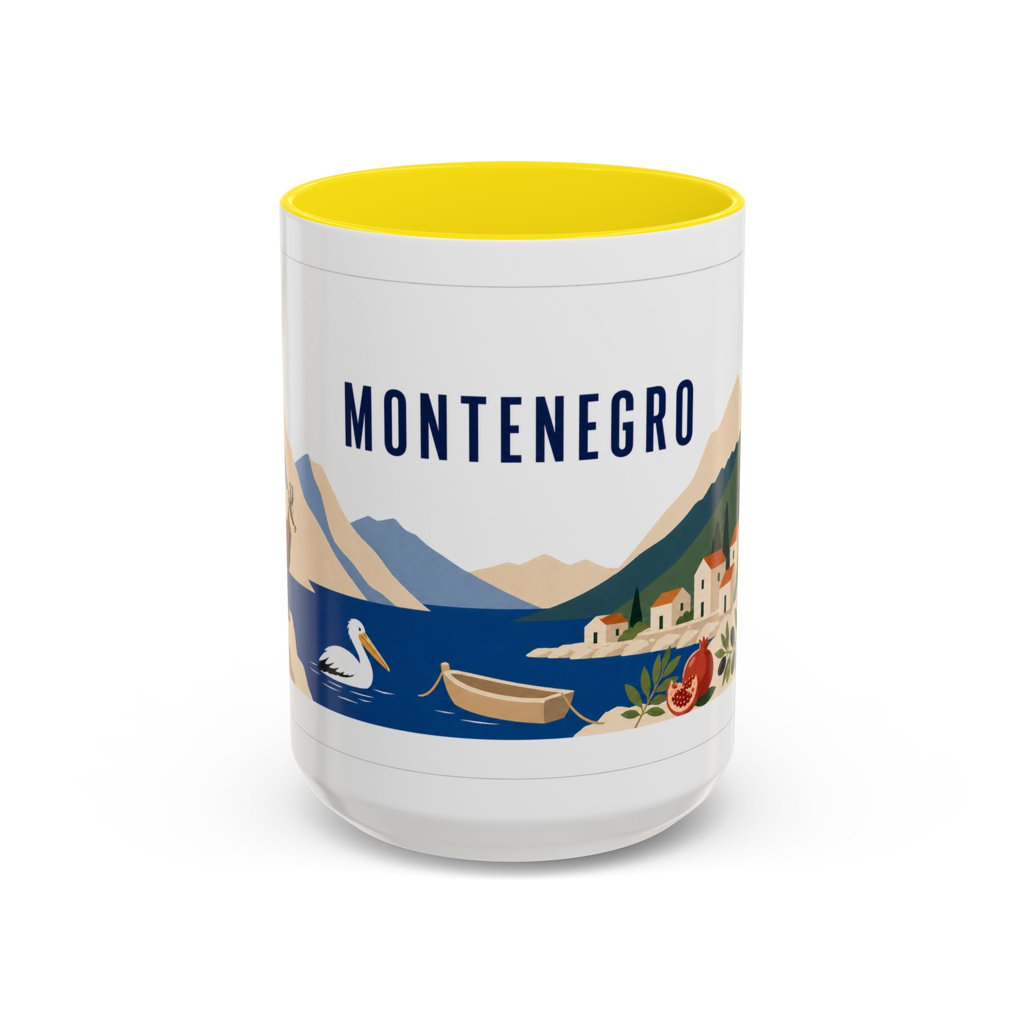 Montenegro Coffee Mug | Travel Souvenir Accent Mug | Country Gift Ceramic Cup 11oz 15oz