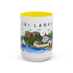 Sri Lanka Coffee Mug | Travel Souvenir Accent Mug | Place Gift Ceramic Cup 11oz 15oz