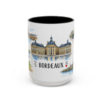 Bordeaux Illustrated Travel Mug | City Souvenir Accent Coffee Mug | 11oz 15oz Ceramic Cup