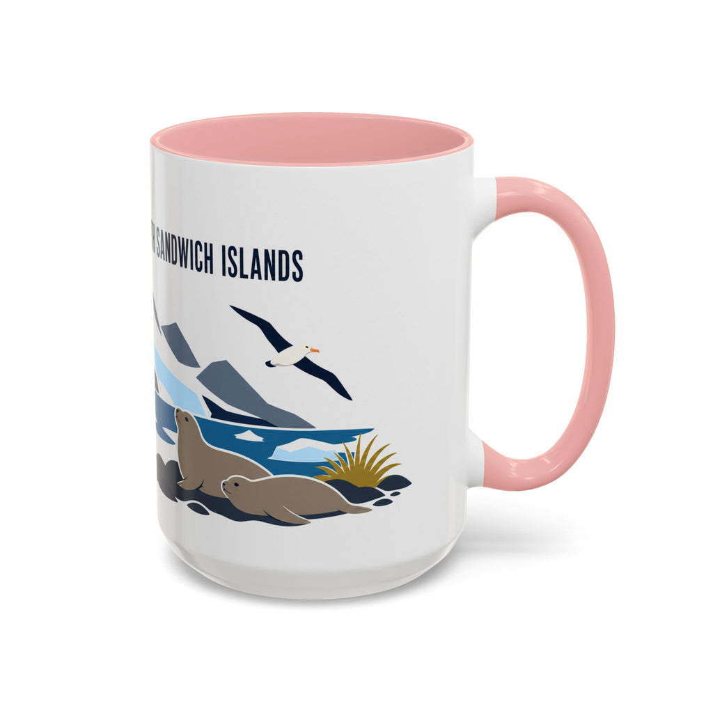 South Georgia and South Sandwich Islands Coffee Mug | Travel Souvenir Accent Mug | Country Gift Ceramic Cup 11oz 15oz