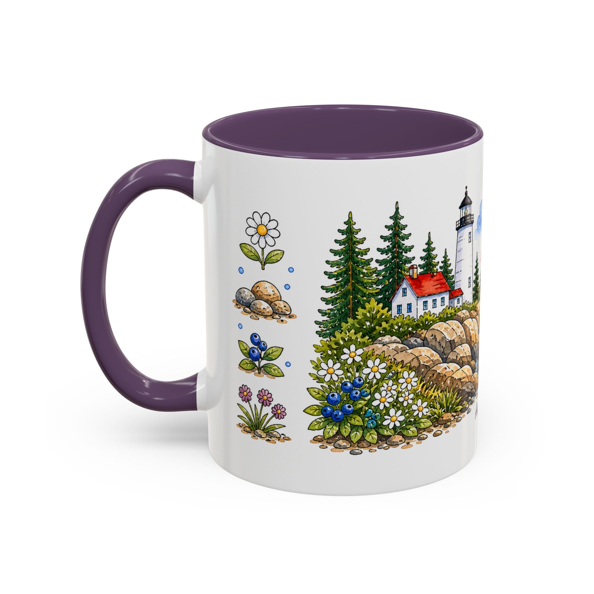 Acadia National Park Mug | US Travel Souvenir Accent Coffee Mug | 11oz 15oz Ceramic Cup