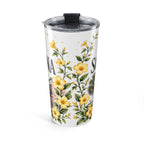 South Carolina State Flower 20oz Tumbler | Yellow Jessamine Botanical State Flower Gift | Insulated Stainless Steel Travel Cup