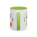Beijing Coffee Mug | Postage Stamp Collage Mug | Travel Souvenir Accent Cup 11oz 15oz