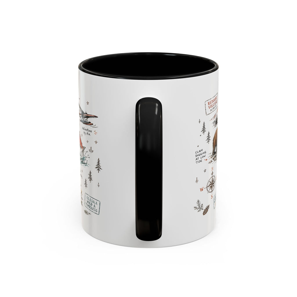 Lake Clark National Park Coffee Mug | Alaska Fly-in Wilderness Adventure Gift | Accent Color Ceramic 11oz 15oz