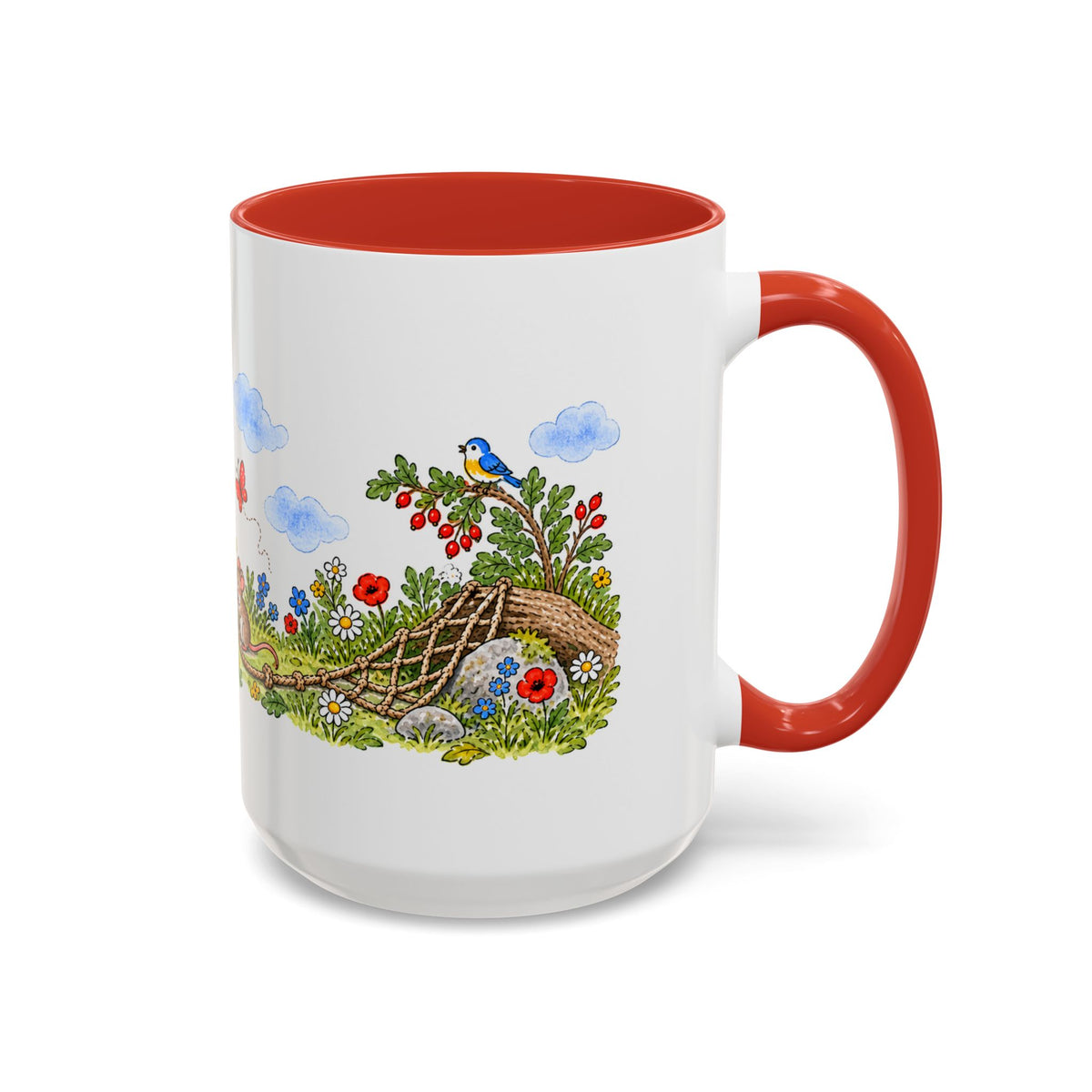 The Lion and the Mouse Mug | Storybook Fairy Tale Accent Coffee Mug | EveryLegend