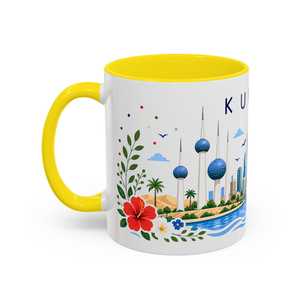 Kuwait Coffee Mug | Travel Souvenir Accent Mug | Place Gift Ceramic Cup 11oz 15oz