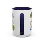 Salzburg Illustrated Travel Mug | City Souvenir Accent Coffee Mug | 11oz 15oz Ceramic Cup