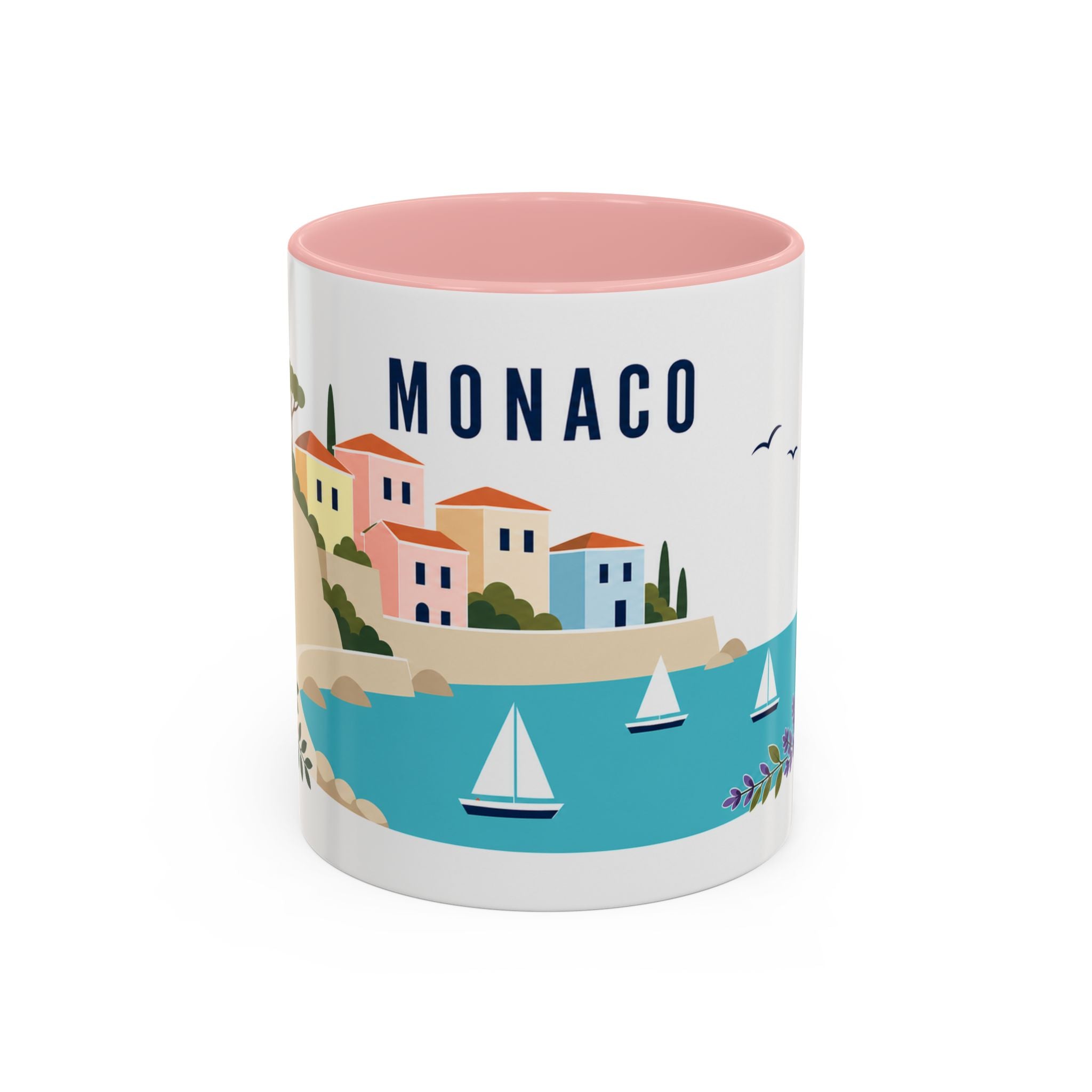 Monaco Coffee Mug | Travel Souvenir Accent Mug | Country Gift Ceramic Cup 11oz 15oz