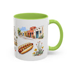 Tucson Illustrated Travel Mug | City Souvenir Accent Coffee Mug | 11oz 15oz Ceramic Cup