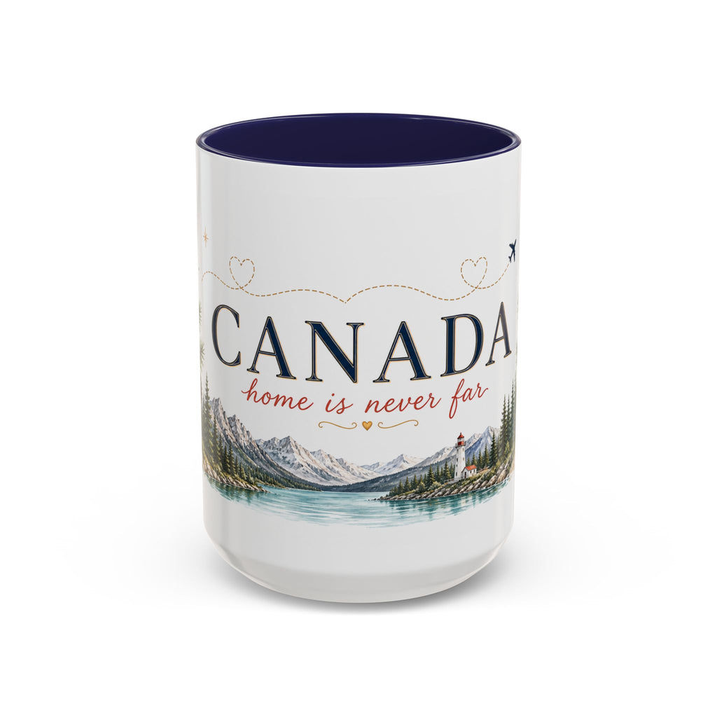 Canada Home Country Mug | Moving Away Gift | Long Distance Friendship | 11 oz 15 oz Accent Mug