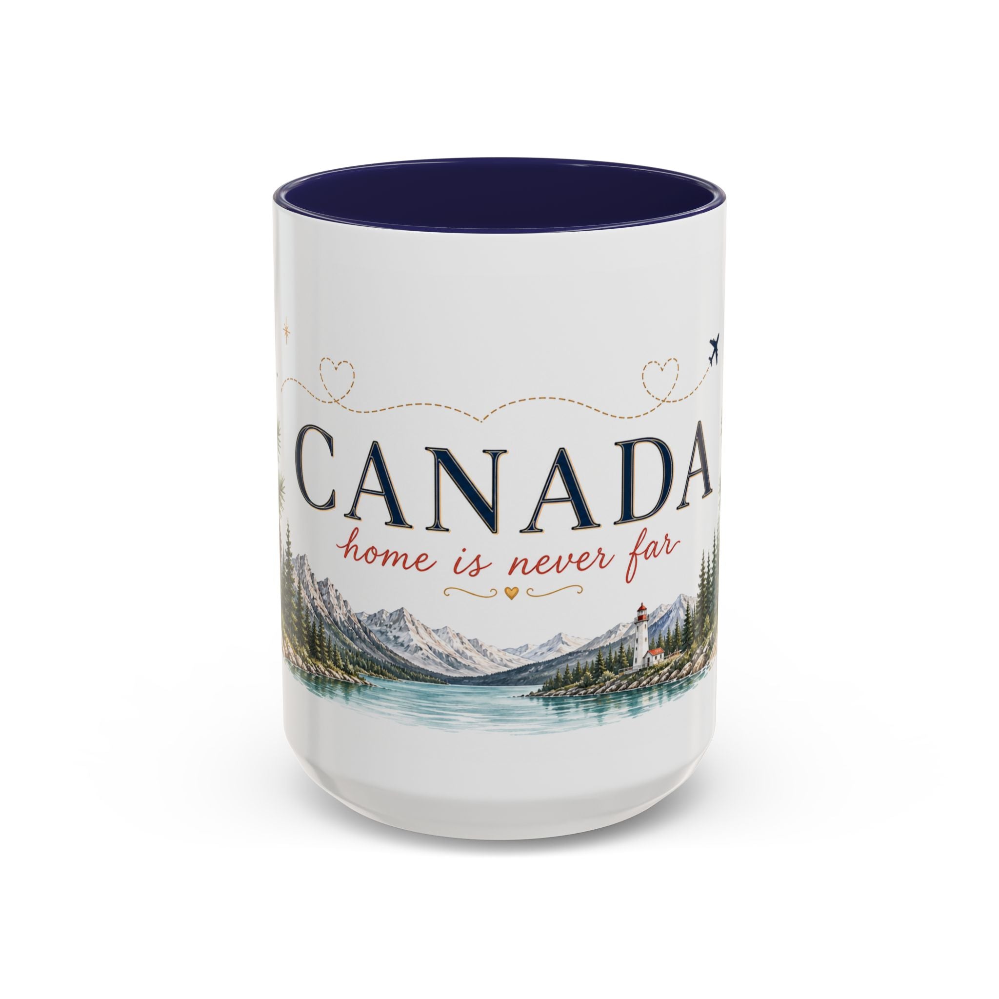 Canada Home Country Mug | Moving Away Gift | Long Distance Friendship | 11 oz 15 oz Accent Mug