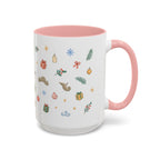 Angkor Christmas Mug | Watercolor Travel Souvenir | Holiday Gift | Accent Ceramic Coffee Cup 11oz 15oz