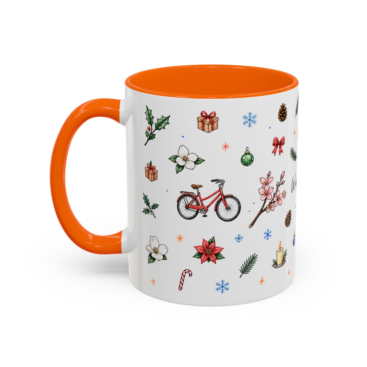 Washington DC Christmas Mug | Watercolor City Souvenir | Ceramic Coffee Cup 11oz 15oz