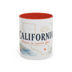 California Home State Mug | Moving Away Gift | Long Distance Friendship Coffee Cup
