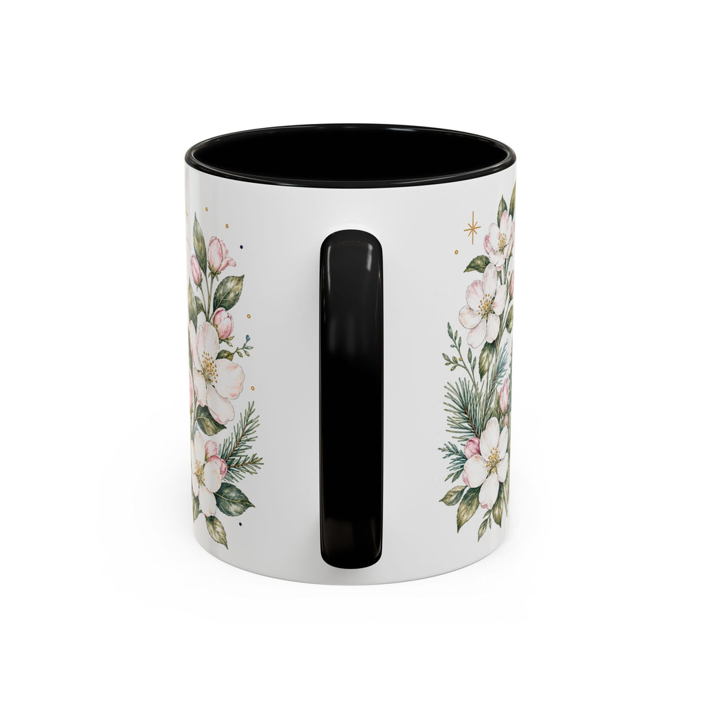 Michigan State Map Mug | Botanical Accents, Lakes Art | Homesick Gift