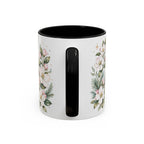 Michigan State Map Mug | Botanical Accents, Lakes Art | Homesick Gift