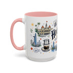 Ho Chi Minh City Coffee Mug | Vietnam Souvenir Travel Gift | Accent Color Ceramic 11oz 15oz