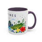 Philippines Coffee Mug | Travel Souvenir Accent Mug | Place Gift Ceramic Cup 11oz 15oz
