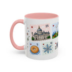Montreal Coffee Mug | Postage Stamp Collage Mug | Travel Souvenir Accent Cup 11oz 15oz