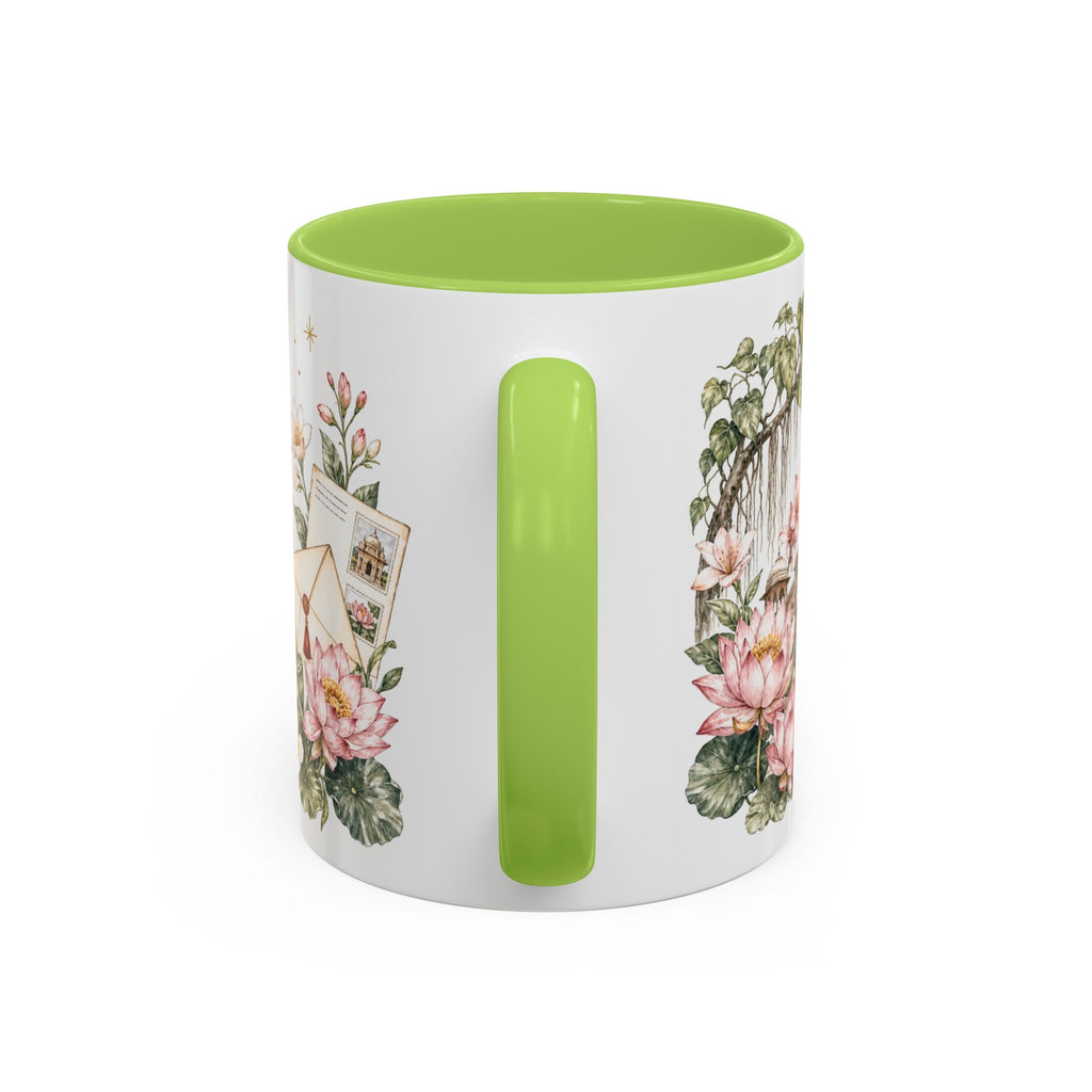 India Home Country Mug | Moving Away Gift | Long Distance Friendship | 11 oz 15 oz Accent Mug
