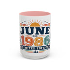 Custom Retro Birthday Mug | Personalized Month Year Gift (11oz 15oz)
