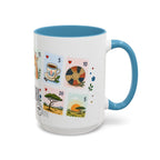 Nairobi Coffee Mug | Postage Stamp Collage Mug | Travel Souvenir Accent Cup 11oz 15oz