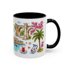 Antalya Travel Mug | European City Souvenir Accent Coffee Mug | 11oz 15oz Ceramic Cup