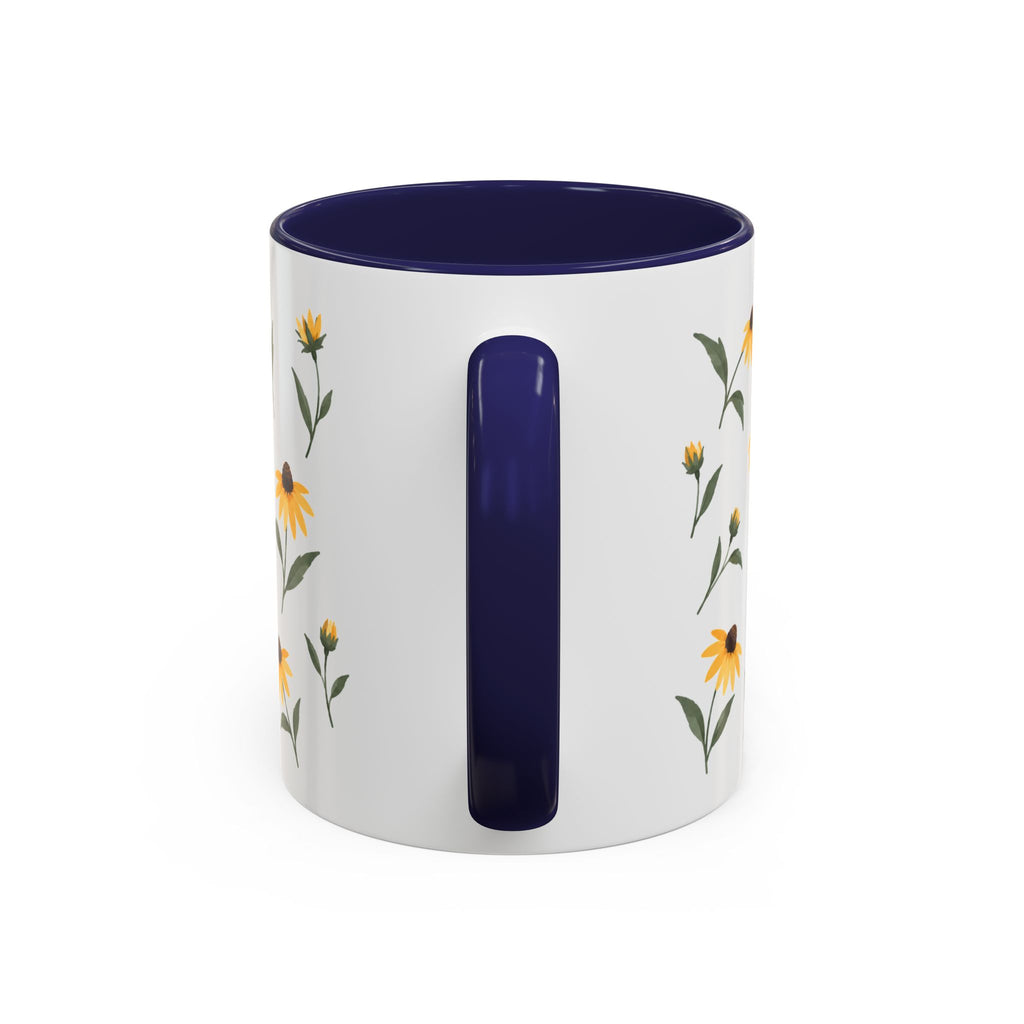 Maryland Black-eyed Susan Mug, State Flower Floral Coffee Cup, 11oz Botanical Gift