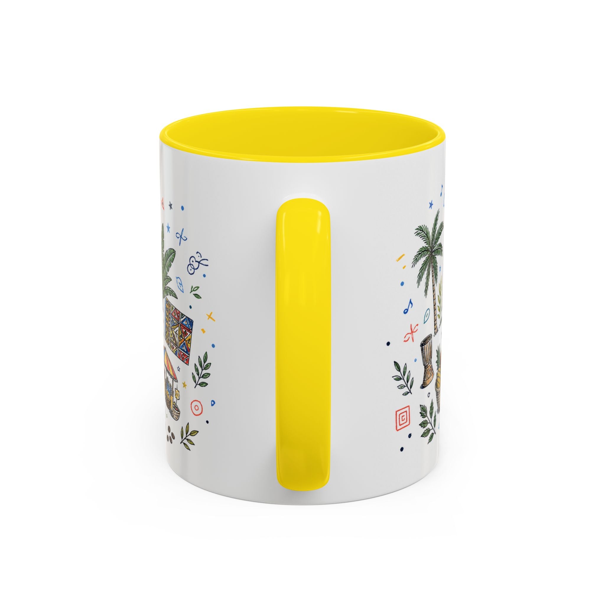 Kinshasa Coffee Mug | DR Congo Souvenir Travel Gift | Accent Color Ceramic 11oz 15oz