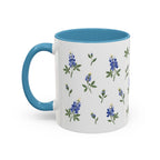 Texas Bluebonnet Mug, State Flower Floral Coffee Cup, 11oz Botanical Gift