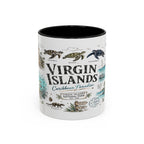 Virgin Islands National Park Coffee Mug | Caribbean Beach Snorkeling Reef Gift | Accent Color Ceramic 11oz 15oz
