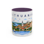 Lithuania Coffee Mug | Travel Souvenir Accent Mug | Place Gift Ceramic Cup 11oz 15oz