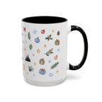 Denali National Park Christmas Mug | Watercolor Travel Souvenir | Holiday Gift | Accent Ceramic Coffee Cup 11oz 15oz