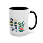 Hanoi Coffee Mug | Vietnam Travel Souvenir | Porcelain Decal City Gift | 11oz 15oz Accent Mug