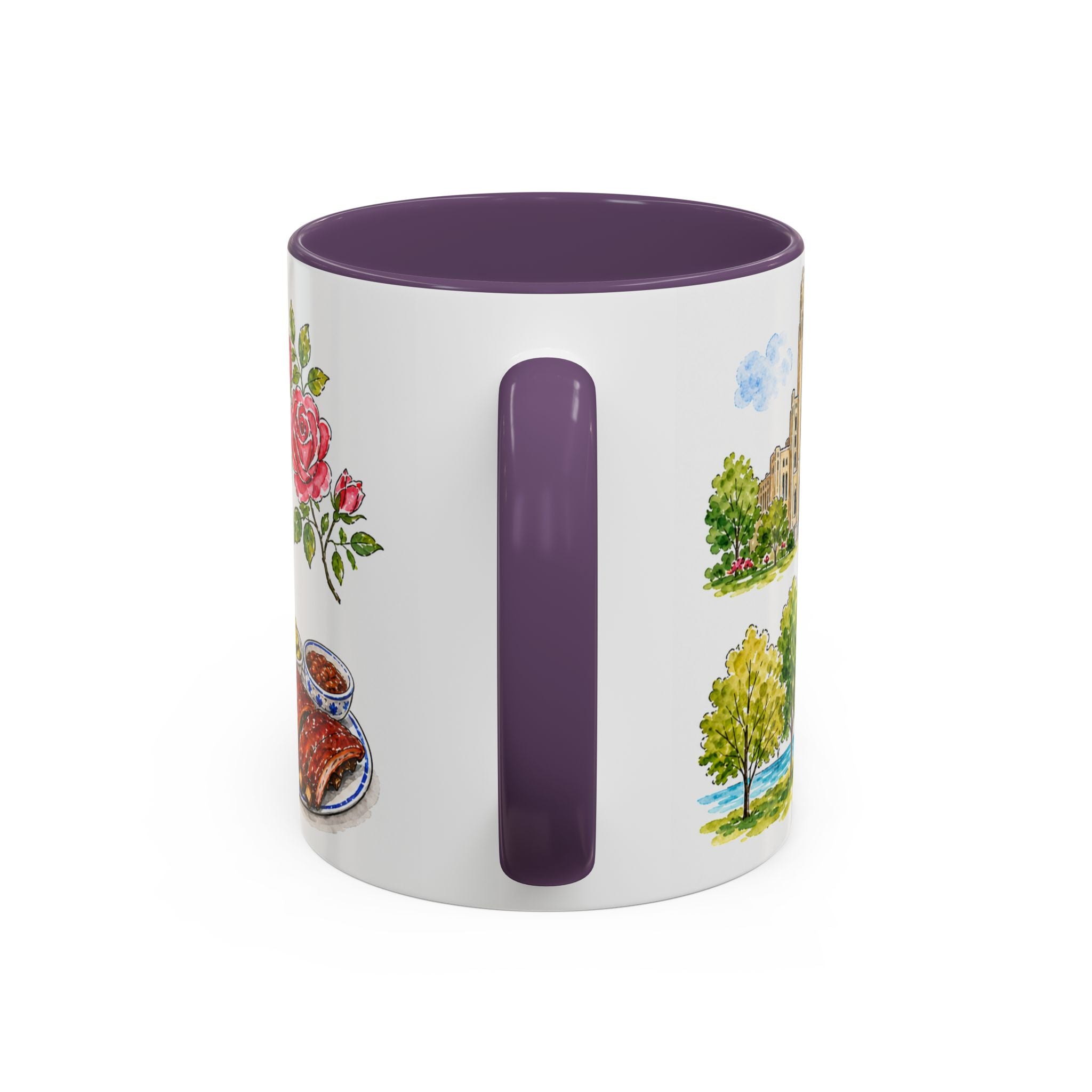 Tulsa Illustrated Travel Mug | City Souvenir Accent Coffee Mug | 11oz 15oz Ceramic Cup