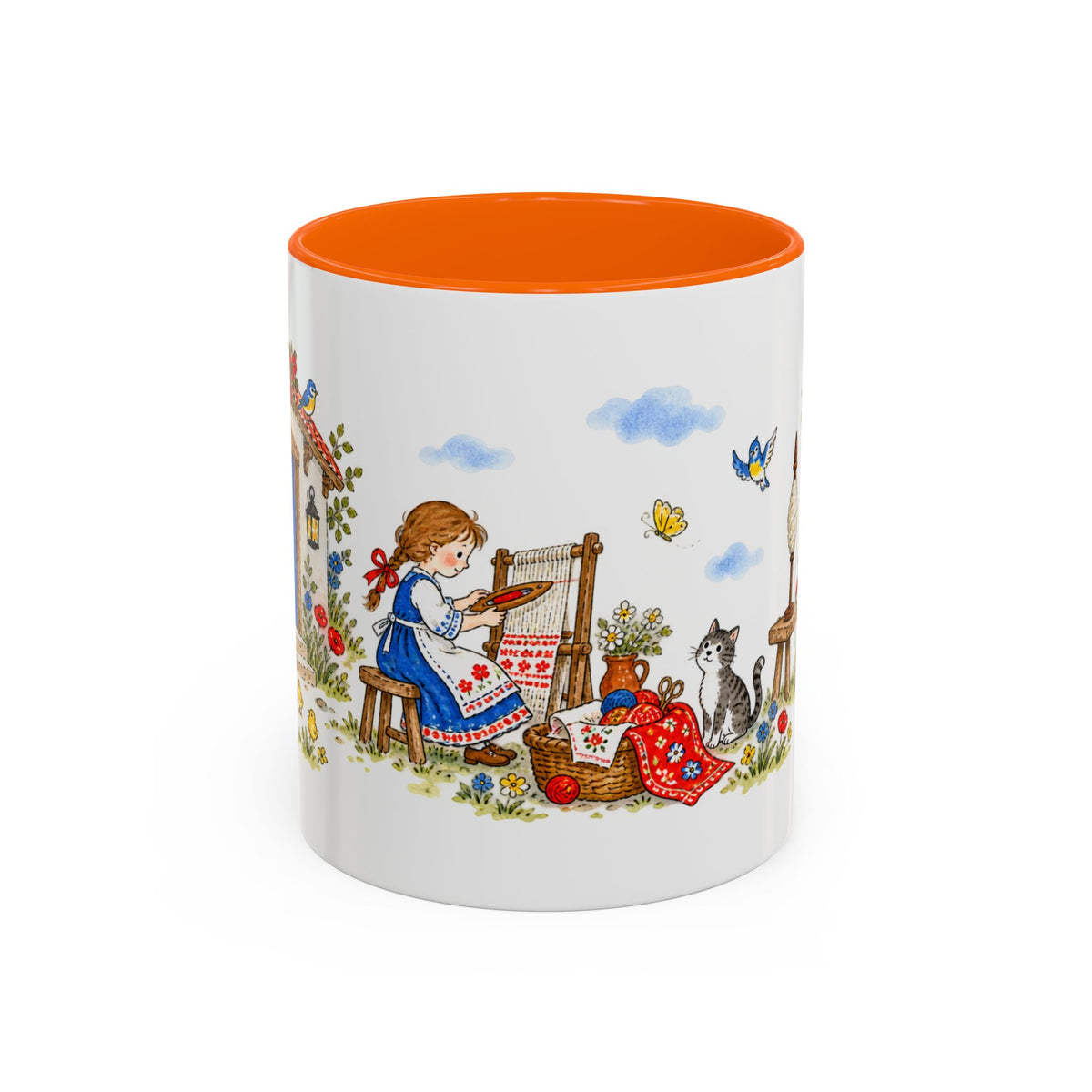 Spindle Shuttle and Needle Mug | Storybook Fairy Tale Accent Coffee Mug | EveryLegend