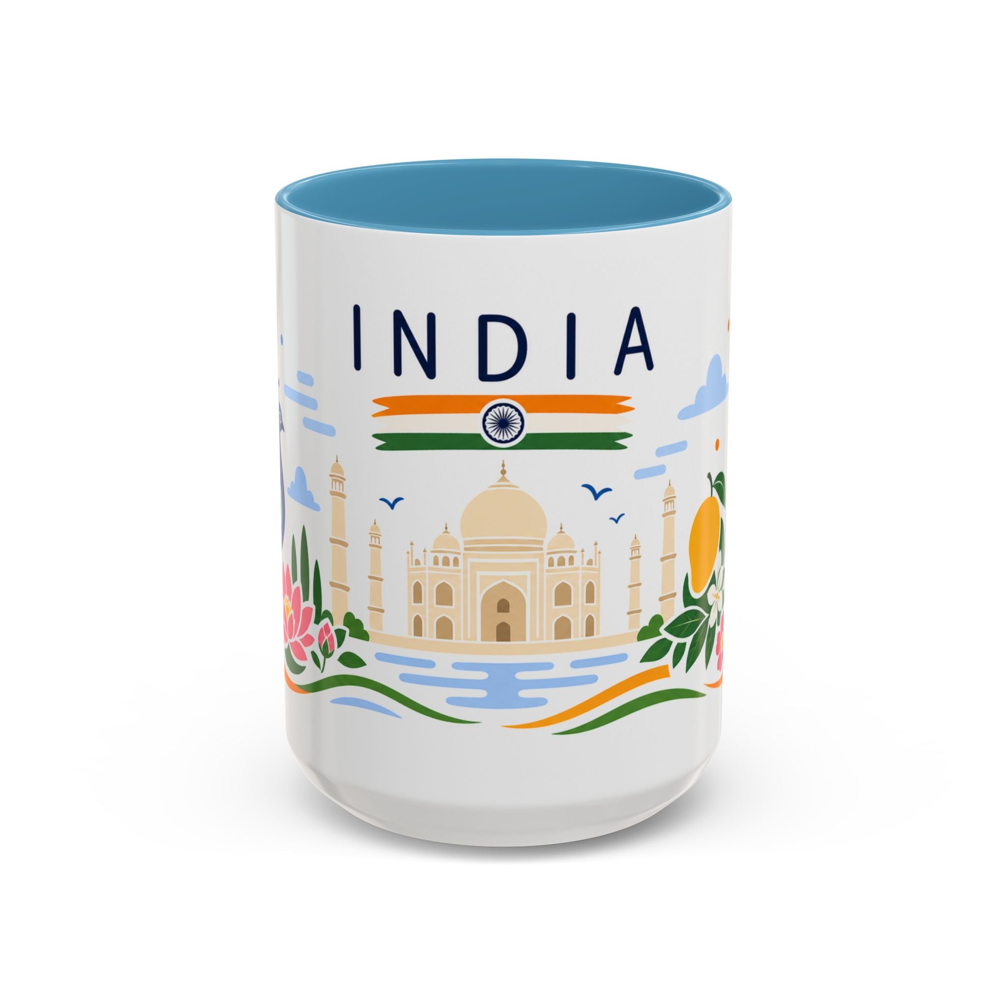 India Coffee Mug | Travel Souvenir Accent Mug | Country Gift Ceramic Cup 11oz 15oz