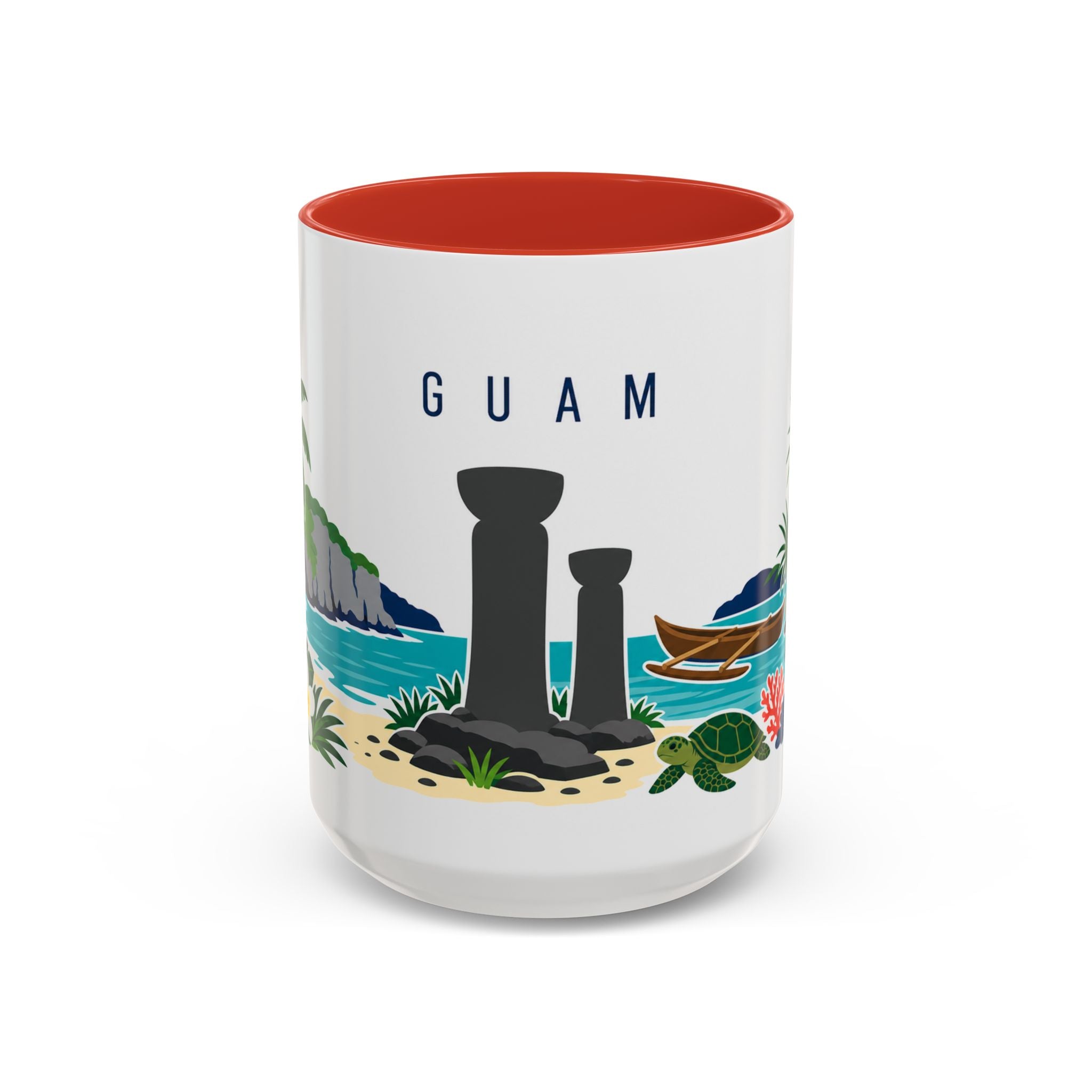 Guam Coffee Mug | Travel Souvenir Accent Mug | Country Gift Ceramic Cup 11oz 15oz