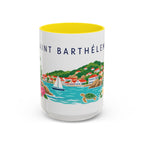 Saint Barthélemy Coffee Mug | Travel Souvenir Accent Mug | Country Gift Ceramic Cup 11oz 15oz