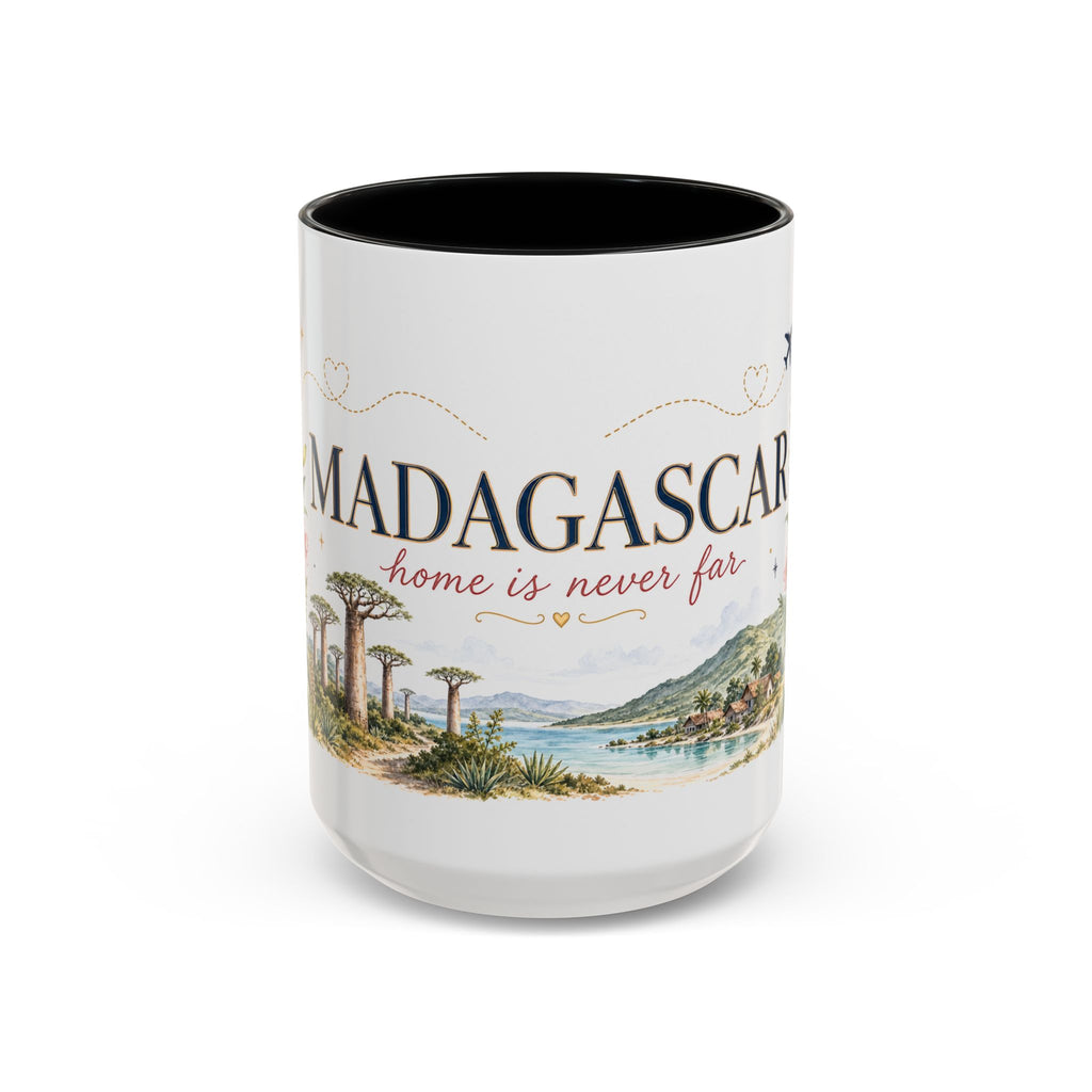 Madagascar Home Country Mug | Moving Away Gift | Long Distance Friendship | 11 oz 15 oz Accent Mug