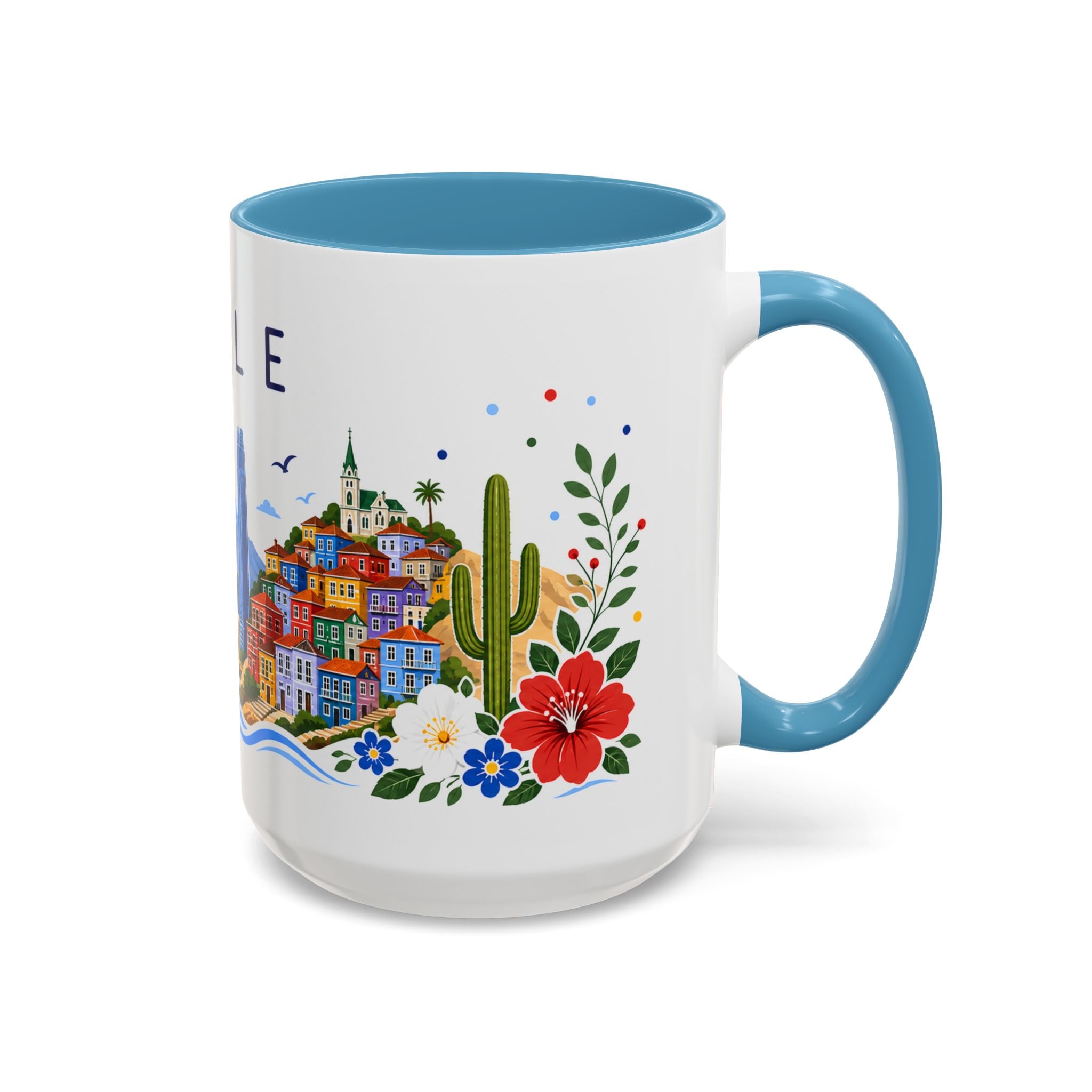 Chile Coffee Mug | Travel Souvenir Accent Mug | Place Gift Ceramic Cup 11oz 15oz