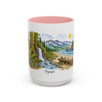 Olympic National Park Mug | US Travel Souvenir Accent Coffee Mug | 11oz 15oz Ceramic Cup